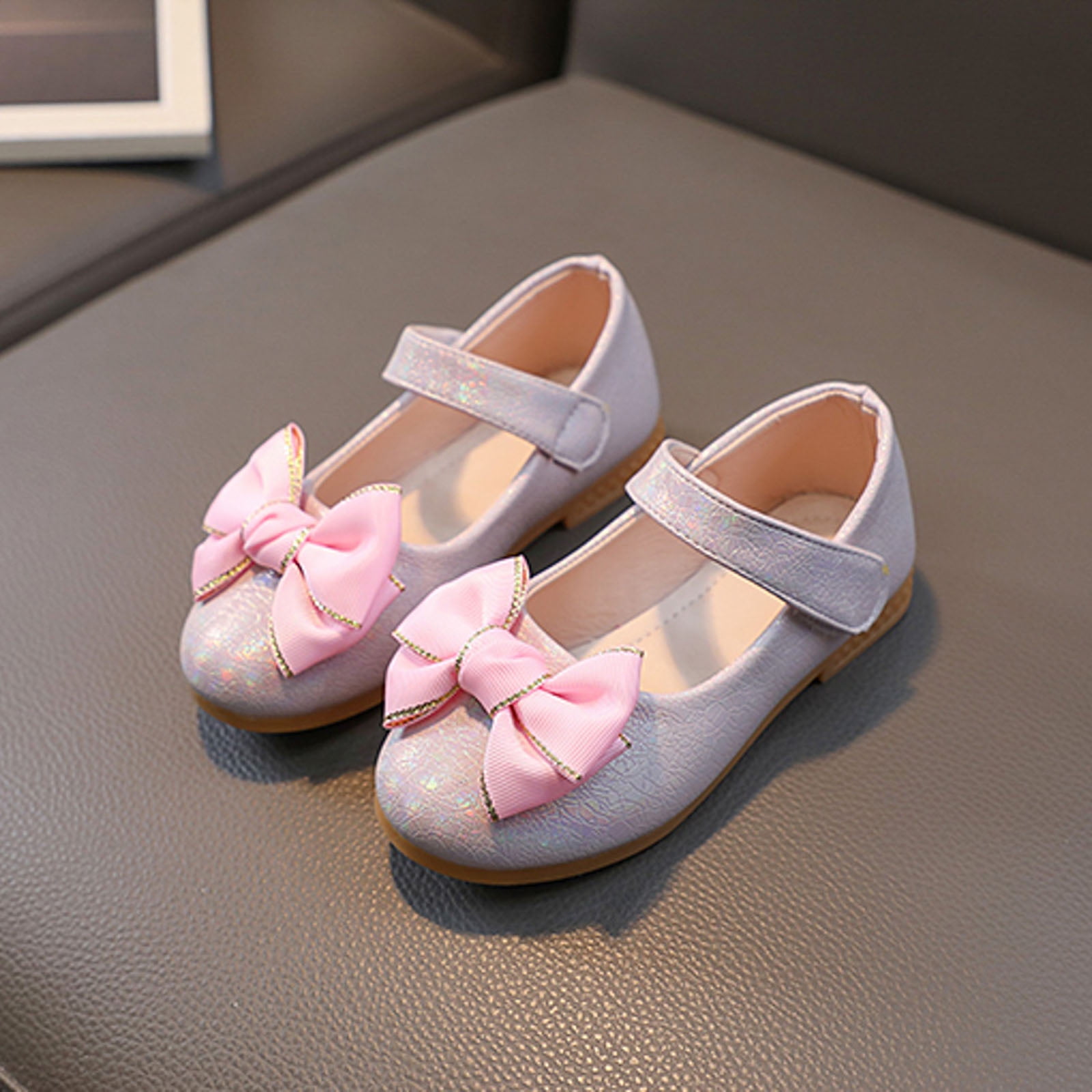 B91xZ Girls Sandals Soft Rubber Flats Summer Baby Flower