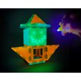 thumbnail image 4 of Tytan Glow in the Dark STEM Magnetic Toys Building Tiles v2.0 | UV Flashlight, Car & Bag - 60 Pieces, 4 of 12