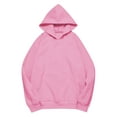thumbnail image 4 of Kaprioy Womens Oversized Hoodies Fleece Hooded Sweatshirts Casual Comfy Tops 2025 Fall Fashion Clothes with Pockets Pink, L, 4 of 5