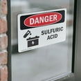 thumbnail image 4 of (2 Pack) Sulfuric Acid OSHA Danger Sign 10 Inch X 7 Inch Vinyl Label Decal Sticker Weather Resistant, UV Protected for Workplace, Business, and Construction Site, Made in the USA, 4 of 7