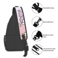 thumbnail image 4 of Lsque Sanrio Pattern Cross Chest Bag Diagonally – Premium Durable Front Chest Sling with Adjustable Padded Strap, High-Capacity Storage, 4 of 8