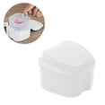 thumbnail image 2 of Denture Case Orthodontic Dental Retainer Box False Teeth Storage Container Denture Cleaning Box, 2 of 5