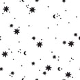 thumbnail image 3 of Moon and Stars Nursery Peel and Stick Wallpaper 10'L x 24''W, 3 of 4