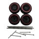 thumbnail image 2 of 4 ruedas y neumáticos para coche RC. Neumáticos RC con llanta. Accesorios de aleación para coche RC. Rojo estilo C, 2 of 9