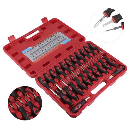 

Ymiko Car Terminal Release Terminal Remover 23pcs Automotive Terminal Release Removal Tool Kit Universal Car Wiring Connector Disassembly