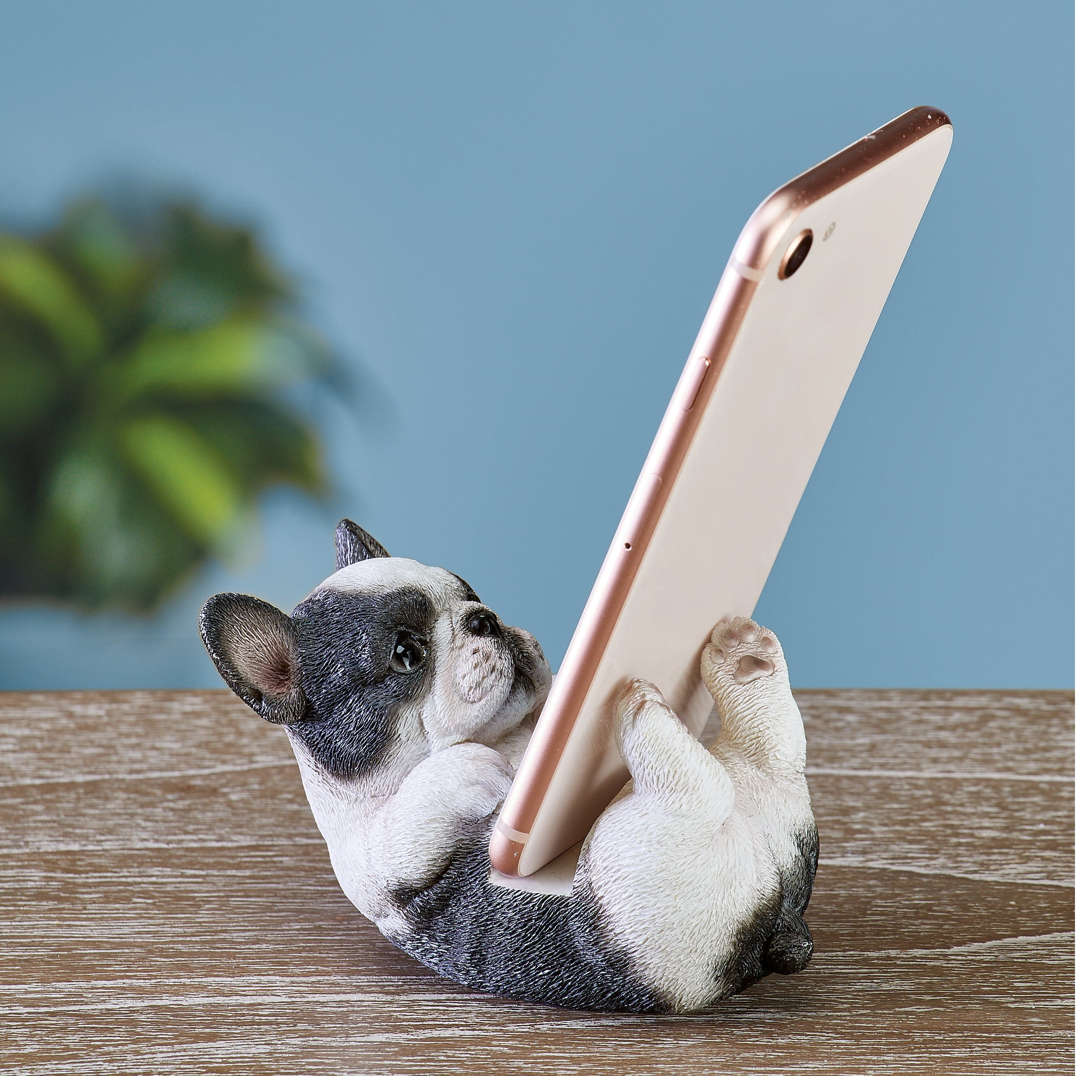 Adorable Little French Bulldog Upright Cell Phone Holder Mobile Phone Stand For Desks Tables Desktops Nightstands 4 X 2 1 4 X 2 1 2 Walmart Com Walmart Com