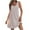 Beige, variant on Sundresses for Women Floral Printed V Neck Sleeveless Midi Dresses Summer Casual Beach Dress with Pockets