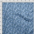 thumbnail image 4 of oneOone Silk Tabby Grayish Blue Fabric Kids Floral Sewing Material Print Fabric By The Yard 42 Inch Wide, 4 of 4