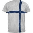 thumbnail image 2 of Distressed Finland Flag All Over Mens T Shirt Multi X-LG, 2 of 2