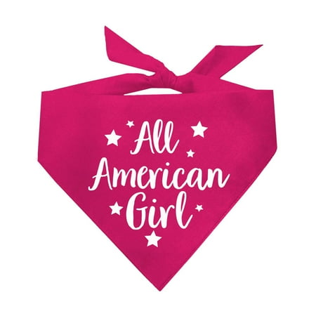 All American Girl Triangle Dog Bandana