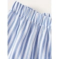 thumbnail image 6 of LIIPEE Girls Summer Outfits 2 Piece Casual Stripes Graphic Sleeveless Ruffle Camisole Wide Leg Pants Kids Cute Everyday Outfit Sets,9-10 Years, 6 of 9