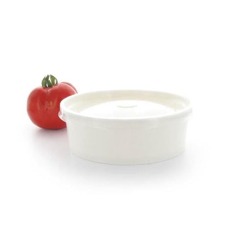 20 Oz. Buckaty Round White To Go Container Pack Of 360