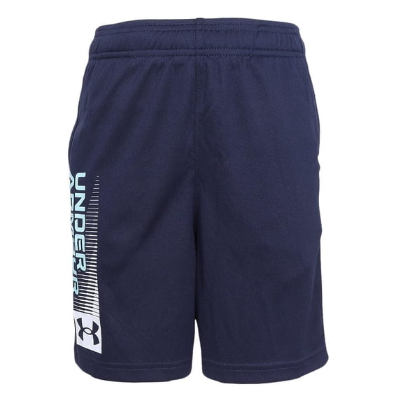 Shorts Under Armour para niño Tech de secado rápido azul marino talla pequeña