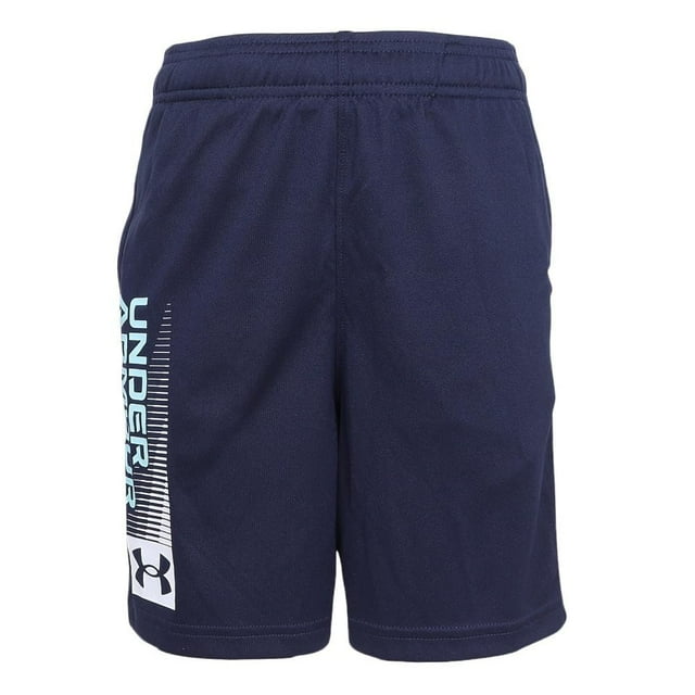Shorts Under Armour para niño Tech de secado rápido azul marino talla pequeña