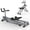 Grey, variant on 3-in-1 Back Stretcher & Stepper Machine, Adjustable Spine Twist Trainer with LCD Display, Foldable Home Fitness Equipment for Core & Back Exercise