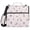 Bows Flower Leaf, variant on 3 Ring Zipper Binder with Shoulder Strap Waterproof Trapper Keeper 2 Inch D-Ring 500 Sheets Capacity Pink Bow and Plaid