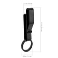thumbnail image 2 of 2Pcs Key Holder For Belt Steel Belt Keychain Clip Quick Releasing Belt Key Ring, 2 of 8