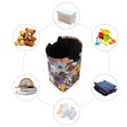 thumbnail image 7 of Yayeee Freestanding Laundry Hamper with Handle Collapsible Large Storage Basket for Clothes, Colorful Flowers, 7 of 7
