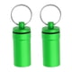 thumbnail image 4 of Colgante de cápsula de píldora que se puede abrir para collar, llavero, caja de botella de aluminio, 2 uds. Verde kusrkot Botella impermeable portátil, 4 of 6