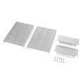 thumbnail image 1 of Miulika Extruded Aluminum Enclosure L Type Box Case for Projector 105x55x150mm White, 1 of 9