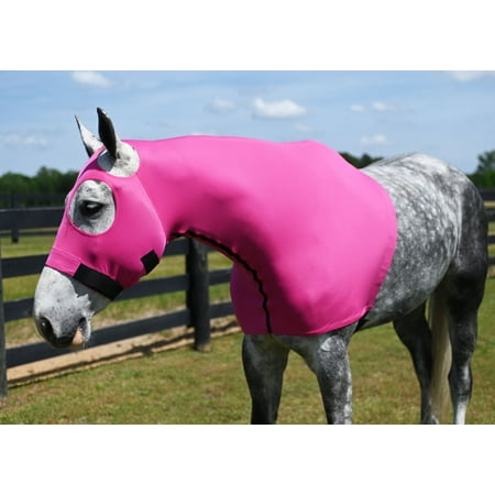 UPC: 0840875090368 | GATSBY StretchX Full Separating Zipper Slicker Hood Hot Pink Medium (800-1100lbs)