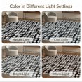 thumbnail image 7 of ODIKA 6'x9' Ultra-Soft Area Rug, Flying Bats Buffalo Plaid Design Doormat Halloween Porch Accent None Washable, Bare feet friendly, Silk-Touch for Guest Room, Bedroom, 7 of 7