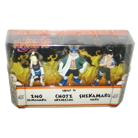 Naruto Squad 10 Ino Choji Shikamaru Mattel Figure Set