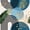 Blue Gold, variant on Castle Fairy Boho Tropical Leaf Full Size Comforter Sets 3 Pieces for Teens, Geometric Art Bedding Sets for Bedroom, Green Gold
