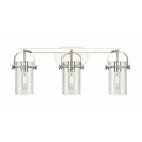 Innovations Lighting - Pilaster II Cylinder - 3 Light Bath Vanity In Industrial