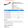 thumbnail image 2 of Rear Right Upper Lateral Arm - Compatible with 2016 - 2024 Chevrolet Malibu - AC Delco, 2 of 2
