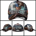 thumbnail image 5 of Lotusprinthandmade Personalized US Eagle Patriotic Classic Baseball Cap Multicolor, Eagle Cap, 5 of 7