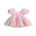 thumbnail image 1 of Fille Enfant en Bas Âge Princesse Robe Manches Courtes Papillon Robe, 1 of 9