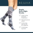 thumbnail image 5 of Rejuva® Argyle Knee High Compression Socks, 5 of 6