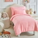 thumbnail image 4 of Juego de ropa de cama para niños pequeños UOZZI de 5 piezas en microfibra suave color rosa, 4 of 9