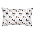 thumbnail image 1 of Balery Dachshund Dog Funda de Cojín Estampada, Regalos para Mujeres, Regalos de Amor para Ella, Regalos para Novia o Esposa, Funda de Almohada-20"x30", 1 of 6