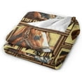 thumbnail image 4 of Racing Horses Blanket Horse Throw Blanket Horse Gifts and Decor Racing Horse Blanket for Girls Boys Men Women Kids Adults Soft Warm Cozy Fleece Blanket for Couch Sofa ​Bed Racing Horses, 4 of 7