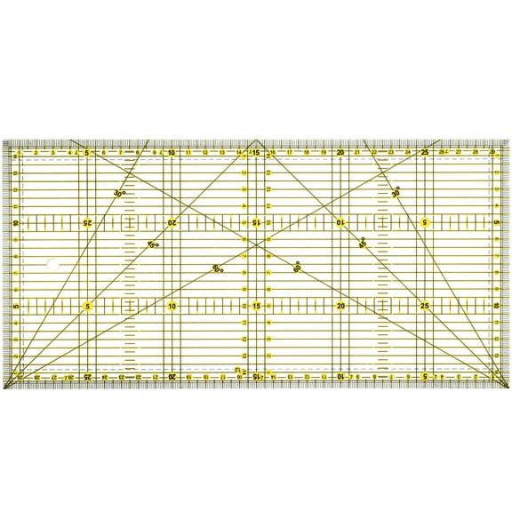 LEORX Quilting Tools Quilter's Ruler Acrylic 1Set