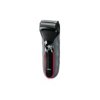 Braun Series 3 320s-4 - Shaver - cordless - black/red/gray