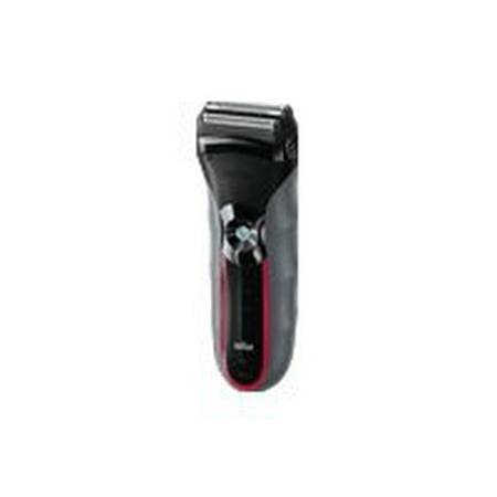 Braun Series 3 320s-4 - Shaver - cordless - black/red/gray