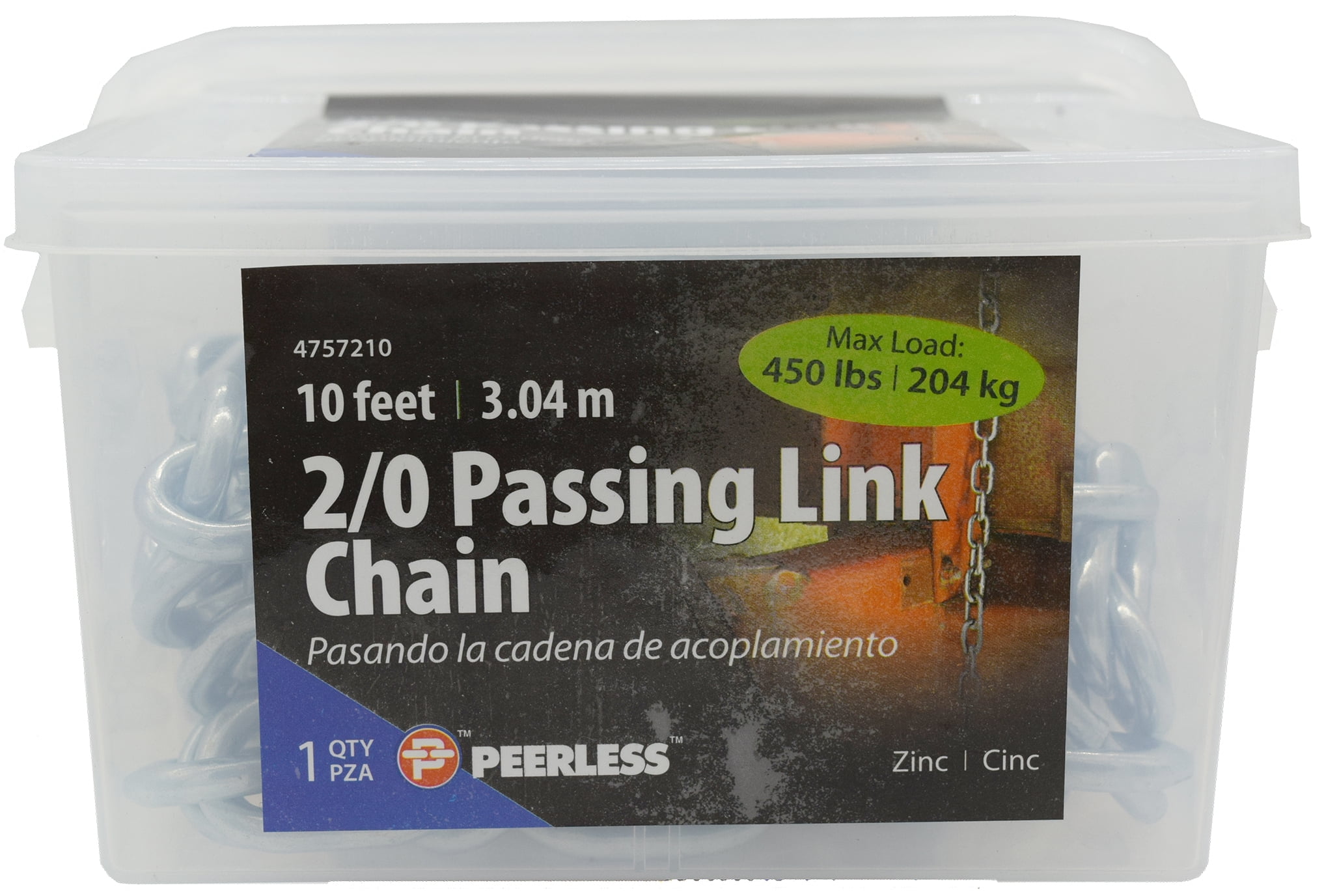 Peerless 2/0 Passing Link Chain, 10'