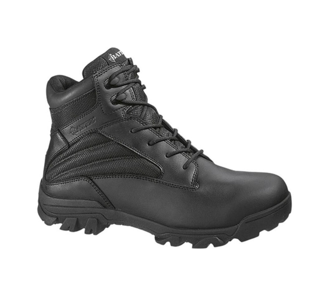 Bates Mens ZR-6 BLK 6 Inch Leather Nylon Uniform Boot