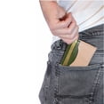 thumbnail image 3 of Tarjetero Soldi Beige -Dorado-Verde De Piel Vegana GLOWA Cartera, 3 of 9