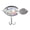 Chrome Black Shad, variant on Bill Lewis Afterburner – 9/16 oz – Numb Shad