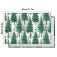 thumbnail image 6 of Premium Christmas Placemats 12x17 Inch Set of 4, Waterproof Table Mats - Winter Deer Snowflake Design for Kitchen Dining Holiday Use, 6 of 6