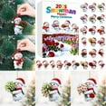 thumbnail image 4 of Countdown Sets 2025 2D Snowman Advent Calendar with Acrylic Hanging for Indoor Outdoor Use and 24 Flat Snowmen Pattern, 4 of 6