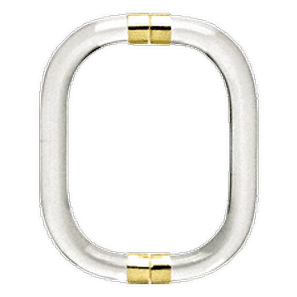 CRL CAP8X8BR 8" Acrylic Smooth BacktoBack Shower Door Pull Handle