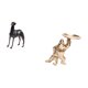 thumbnail image 5 of Figura de perro de resina, escultura de animal, decoración del hogar, centro de mesa, figura de escritorio, sala de estar, hotel, bandeja de servicio, 5 of 8