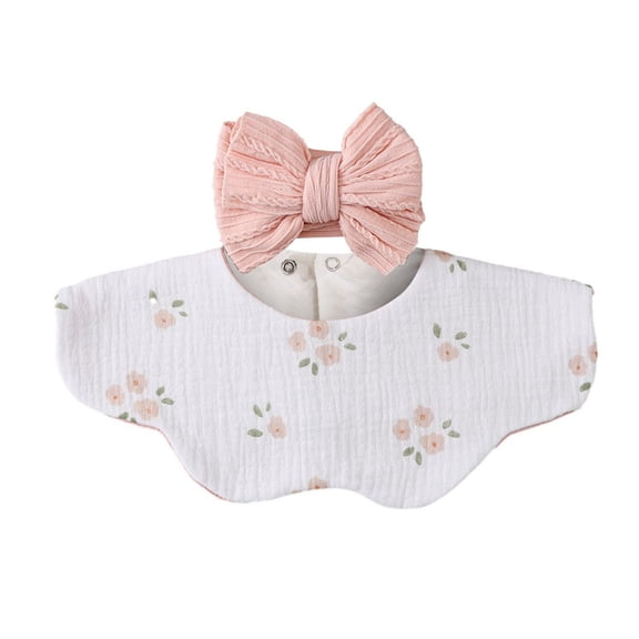 Boys Girls Bib Burp Cloth Headband Toddlers Clothes