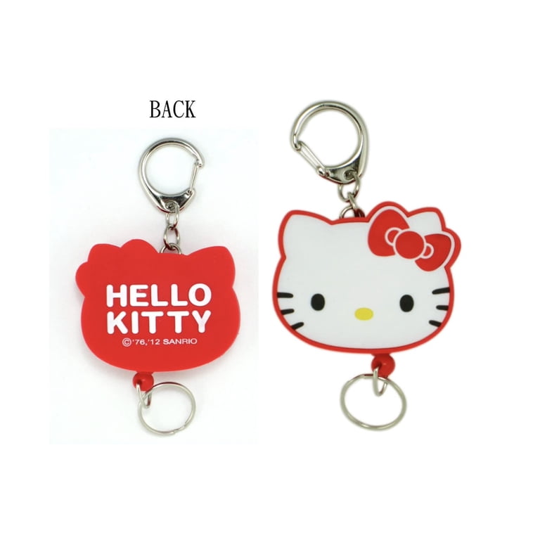 Hello Kitty Keychain - Hello Kitty Zip Pull And Auto Return