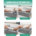 thumbnail image 6 of Knee Pillow for Knee Replacement Surgery, Memory Foam Knee Leg Elevation Pillow for After Surgery Recovery, Leg Pillow Surgery Recovery Equipment for Sciatica Lower Back Hip Ankles, 6 of 11